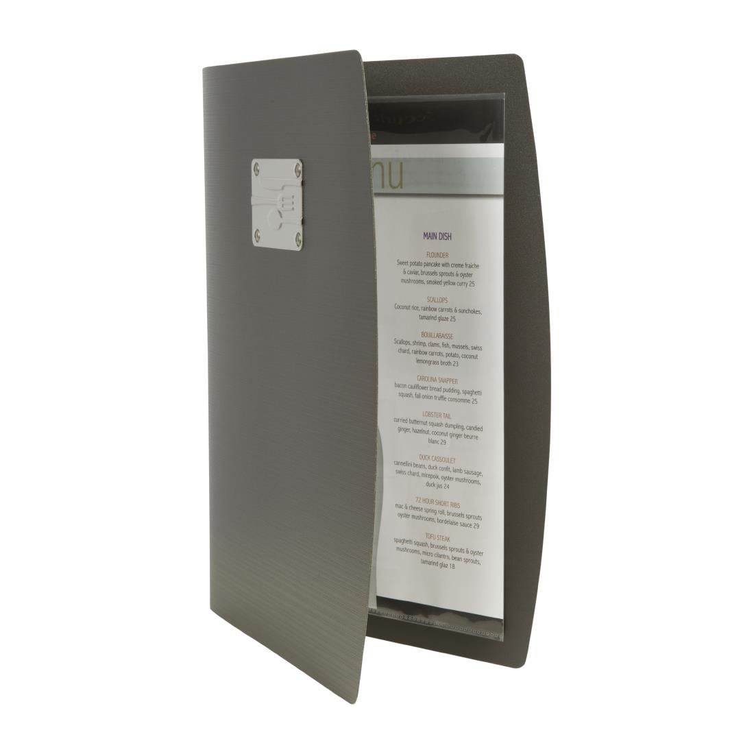 Protège-menu noir Rio Securit A4 — GL105