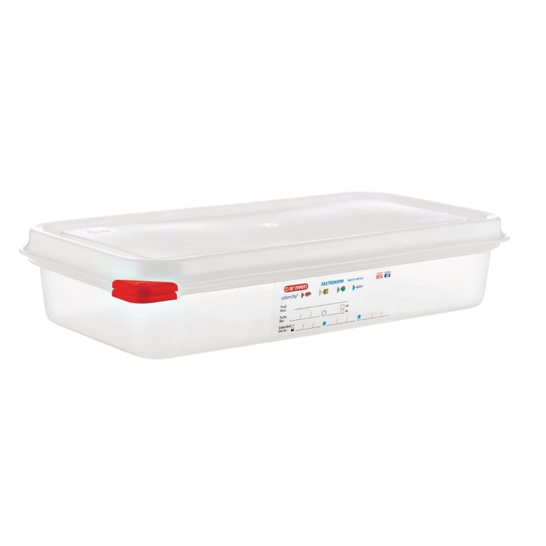 Boîte alimentaire GN1/3 Araven 2,5L (lot de 4) — GL262