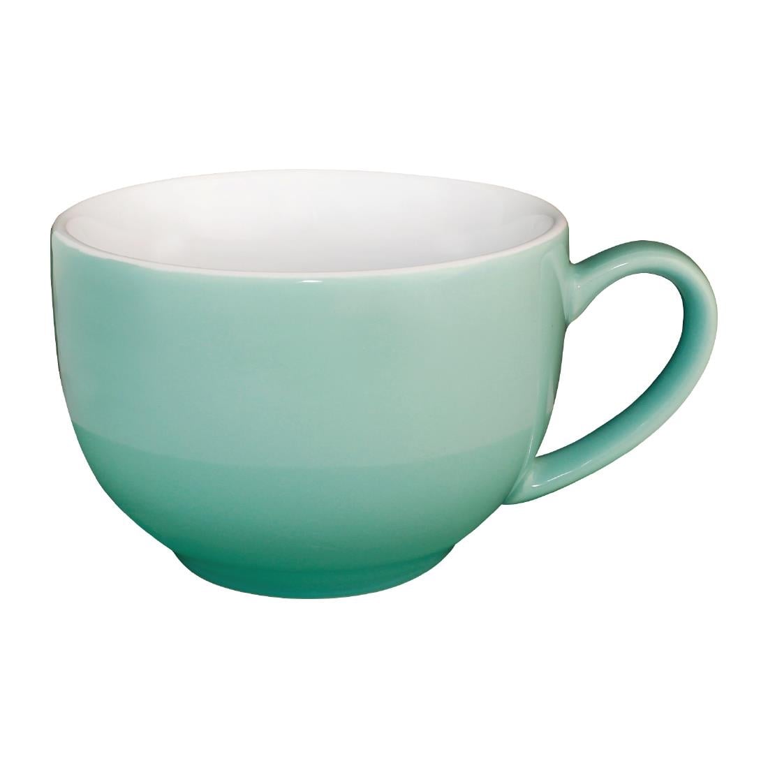 Tasses à cappuccino Olympia Café vertes 340 ml (lot de 12) — GL461