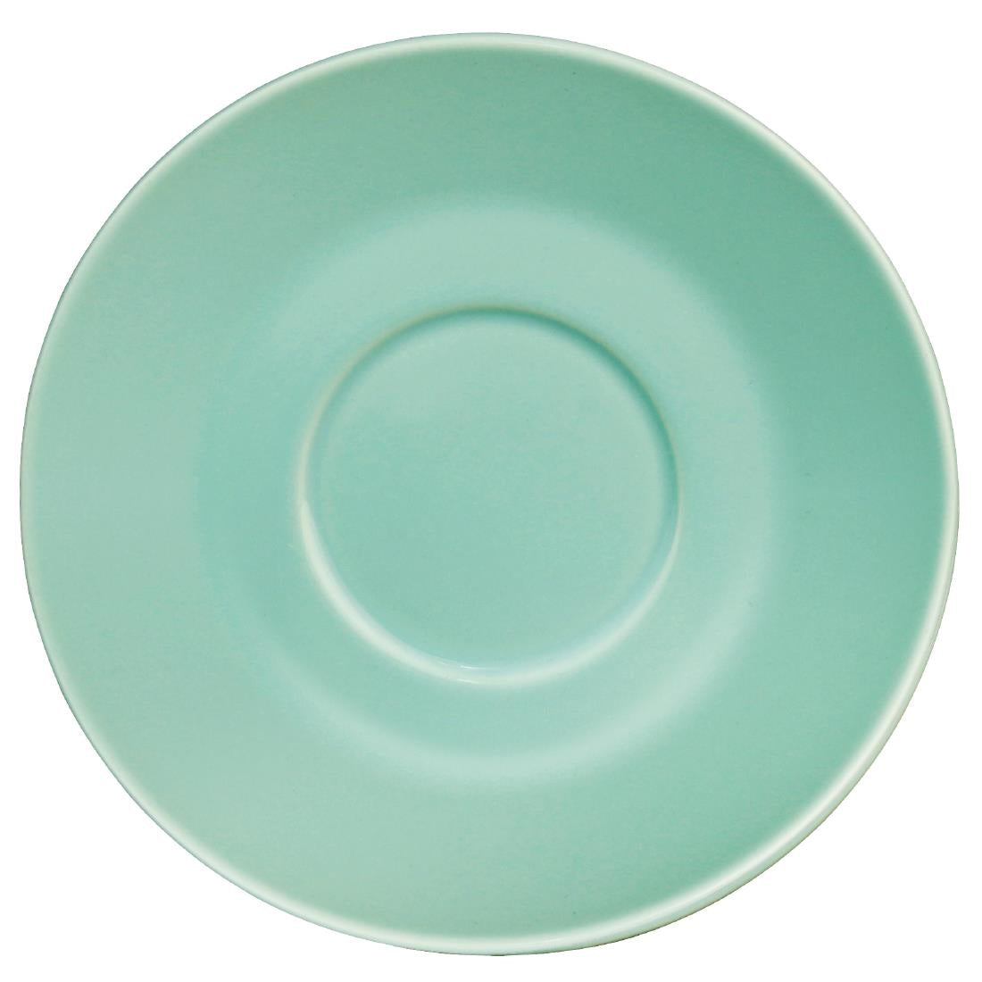 Soucoupes pour tasses 228ml et 340ml Olympia Café vertes (Lot de 12) — GL464
