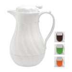 Pichet isotherme torsadé Olympia blanc 2L — GL971