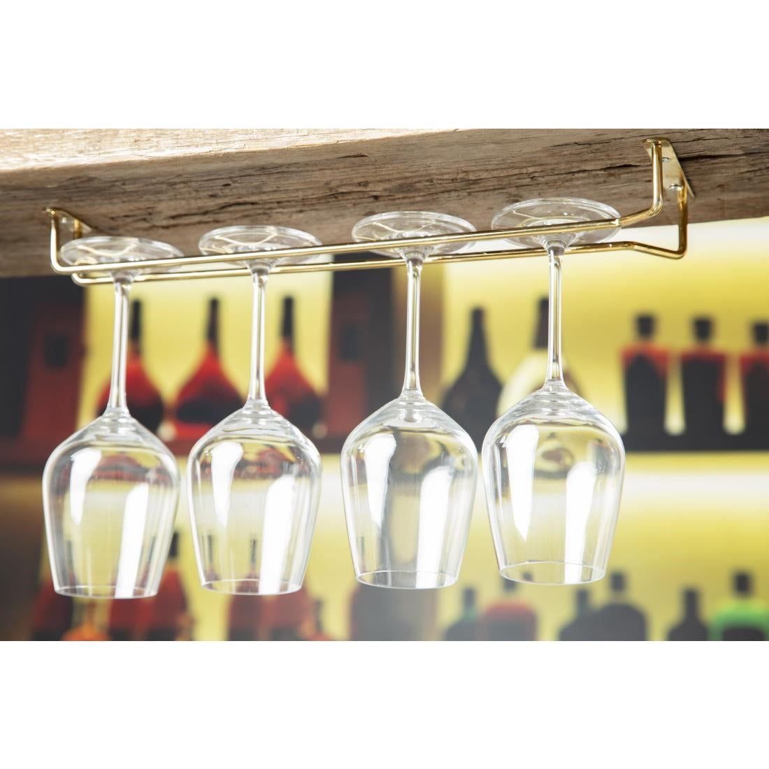 Support verres à pied en fer poli 406mm — GM204