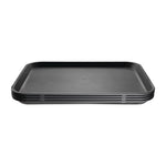 Plateau antidérapant rectangulaire en PP Olympia Kristallon noir 410 x 305mm — GM238