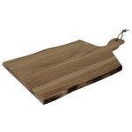 Grande planche en acacia bords ondulés Olympia 355x250x15mm manche 85mm — GM264