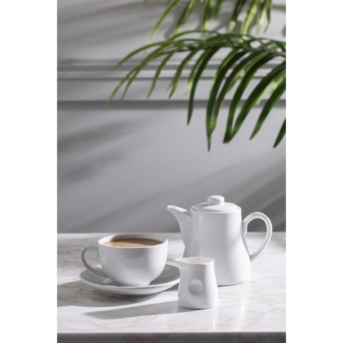 Tasses élégantes Olympia Whiteware 230ml (lot de 12) — CD735