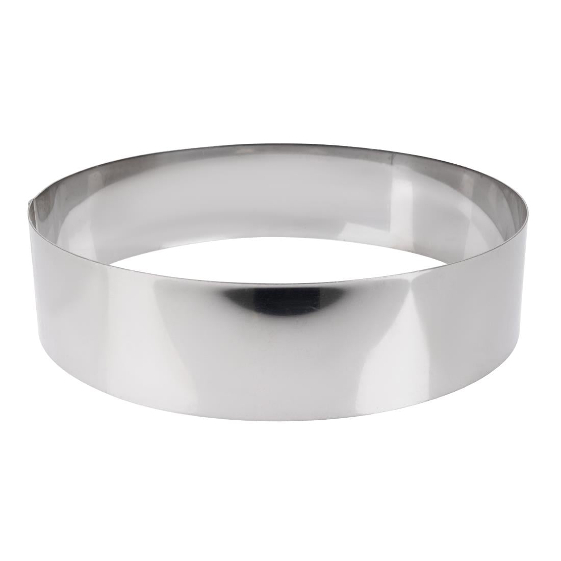 Cercle à mousse inox De Buyer 240 x 60mm — GM374