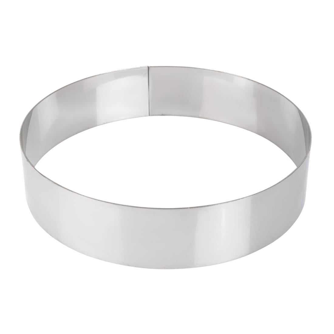 Cercle à mousse inox De Buyer 200 x 45mm — GM376