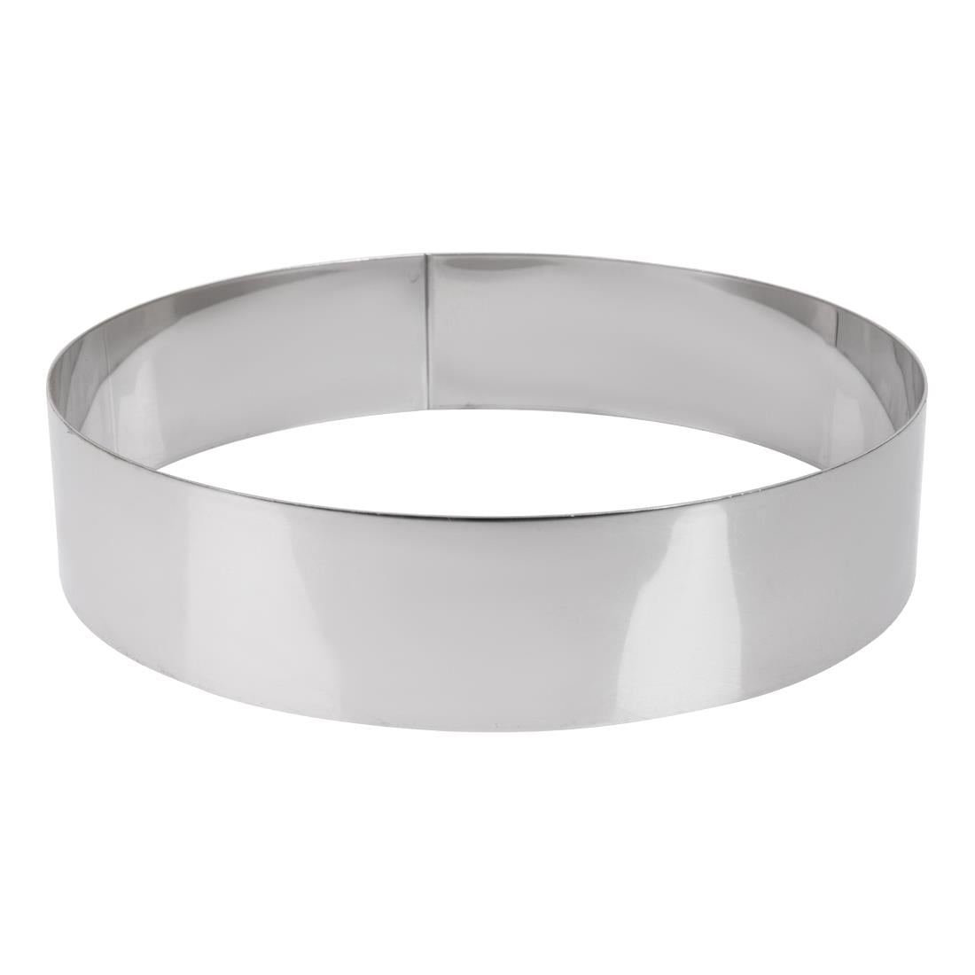 Cercle à mousse inox De Buyer 200 x 45mm — GM376