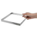 Cercle à tarte carré inox De Buyer 200 x 20mm — GM387