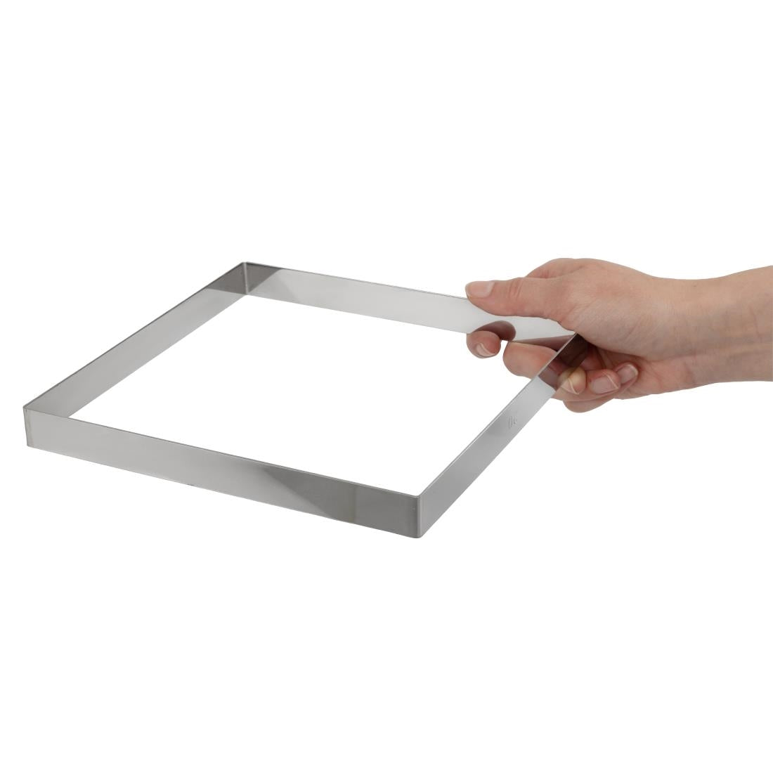 Cercle à tarte carré inox De Buyer 200 x 20mm — GM387