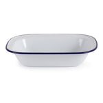 Plats de service rectangulaires acier émaillé Olympia 280x190mm (lot de 6) — GM510