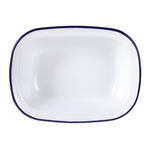 Plats de service rectangulaires acier émaillé Olympia 280x190mm (lot de 6) — GM510