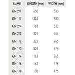 Bac Gastronorme inox perforé GN 1/1 100mm Vogue — K841