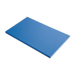 Planche à découper en polyéthylène haute densité Gastro M bleue — GN348