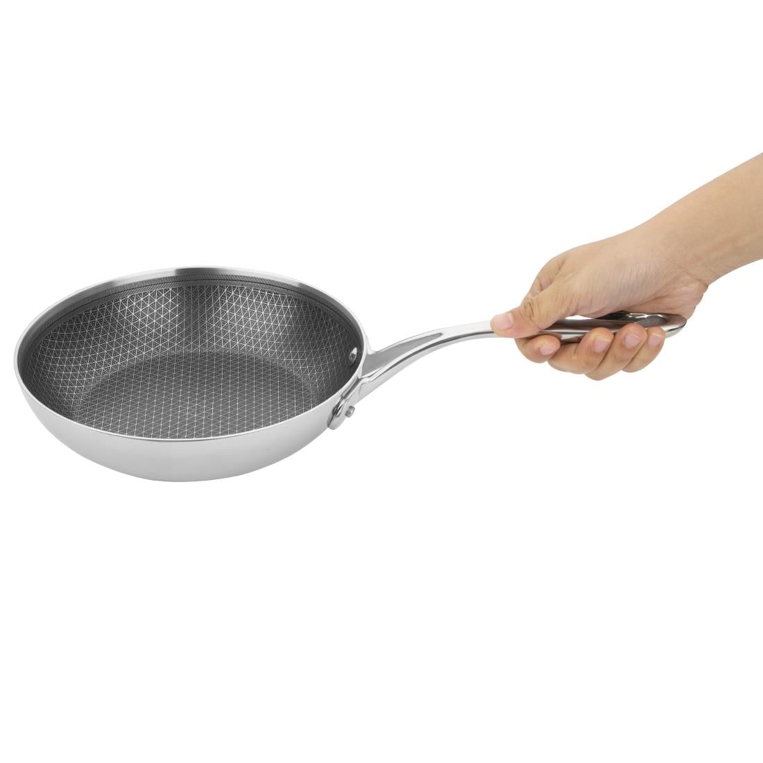Sauteuse en inox avec revêtement Tri-Shield Vogue 20cm — GP187