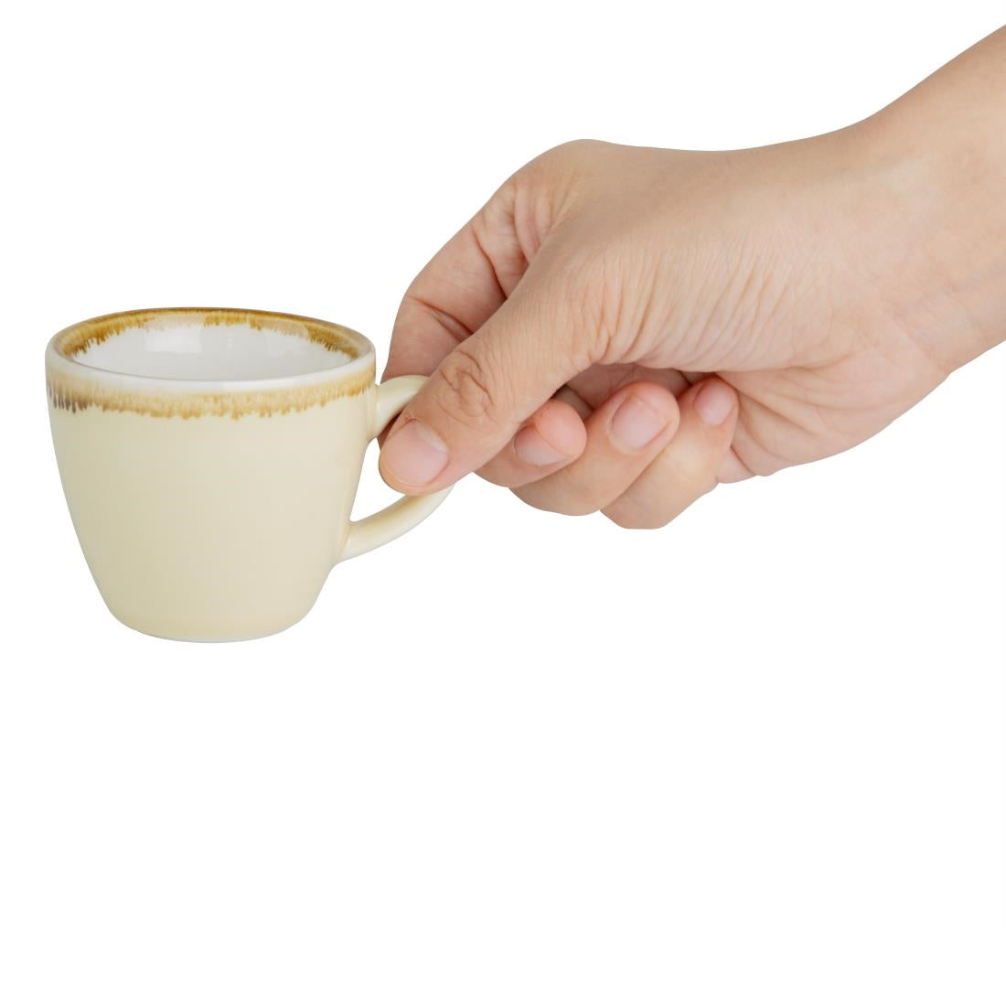 Tasses à espresso Olympia Kiln sable 85ml (lot de 6) — GP328