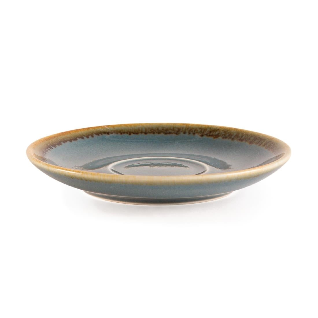 Soucoupe pour tasse espresso Olympia Kiln océan 115mm (lot de 6) — GP345