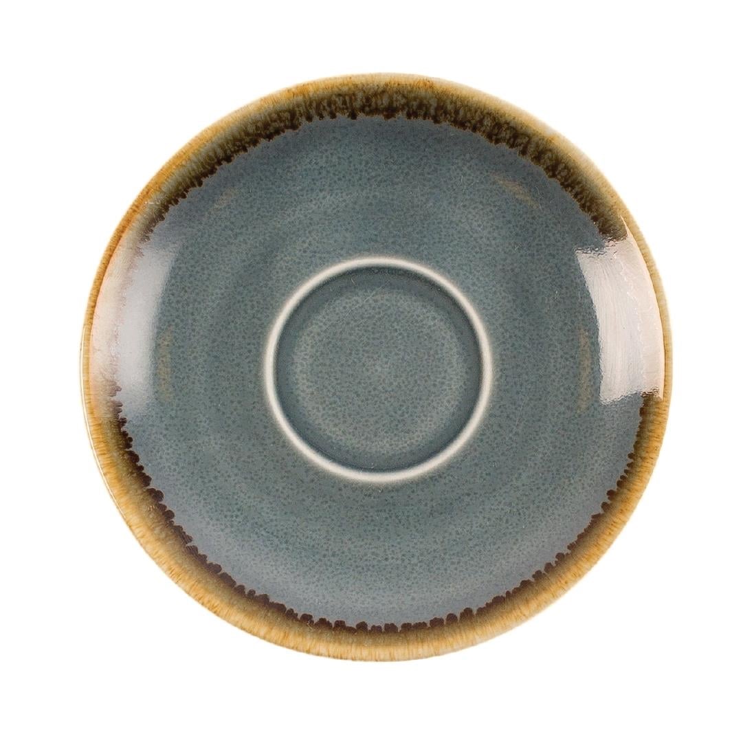 Soucoupe pour tasse espresso Olympia Kiln océan 115mm (lot de 6) — GP345