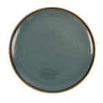 Assiettes Plates Rondes Couleur Océan Olympia Kiln 280mm (Lot de 4) — GP465