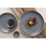 Assiettes Plates Rondes Couleur Océan Olympia Kiln 280mm (Lot de 4) — GP465