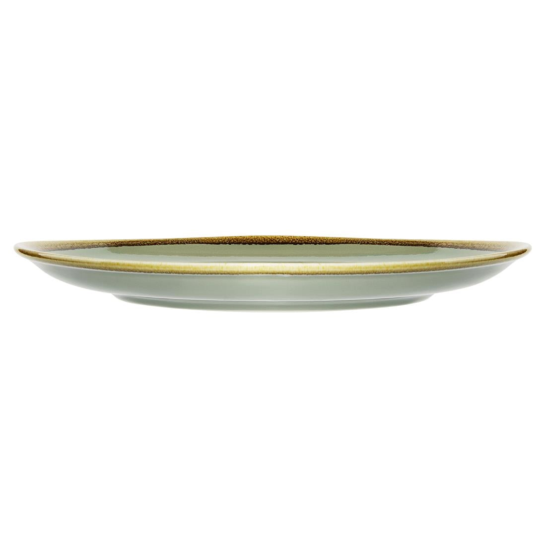 Assiettes plates rondes Olympia Kiln mousse 280mm (lot de 4) — GP475