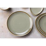 Assiettes plates rondes Olympia Kiln mousse 280mm (lot de 4) — GP475