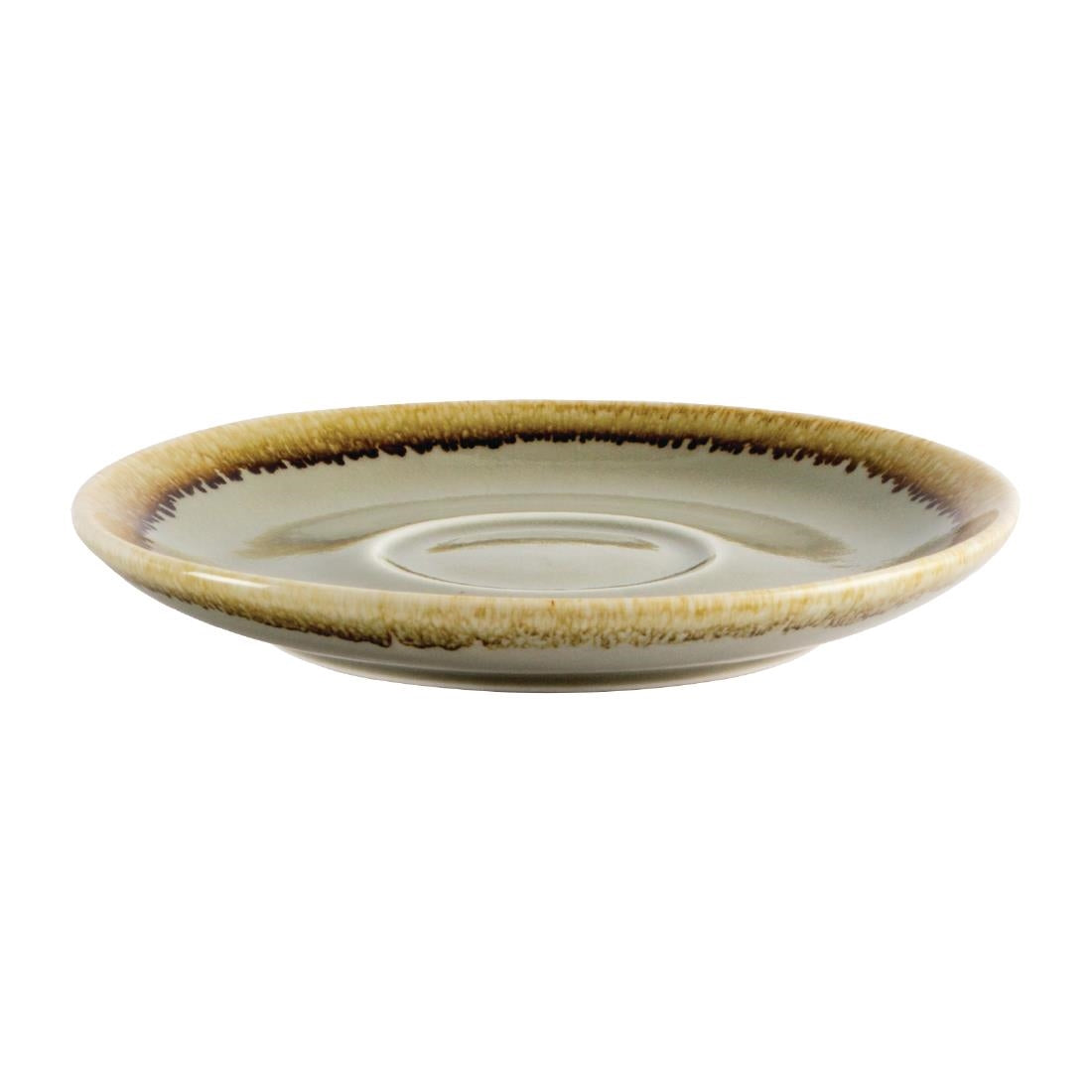 Soucoupe Olympia Kiln couleur mousse 140mm (lot de 6) — GP479
