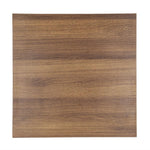Plateau de table carré Bolero 600mm effet bois chêne rustique — GR324