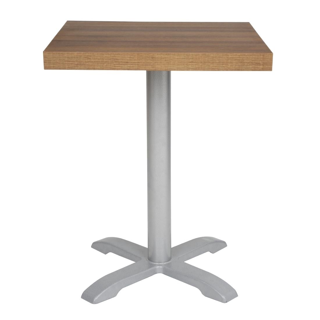 Plateau de table carré Bolero 600mm effet bois chêne rustique — GR324
