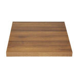 Plateau de table carré Bolero 700mm effet bois chêne rustique — GR330