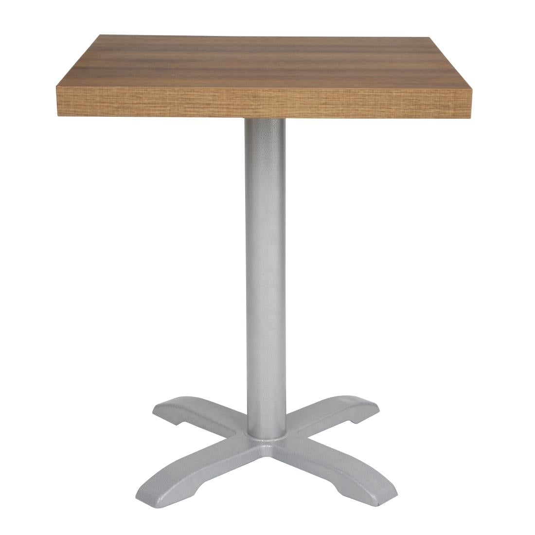 Plateau de table carré Bolero 700mm effet bois chêne rustique — GR330