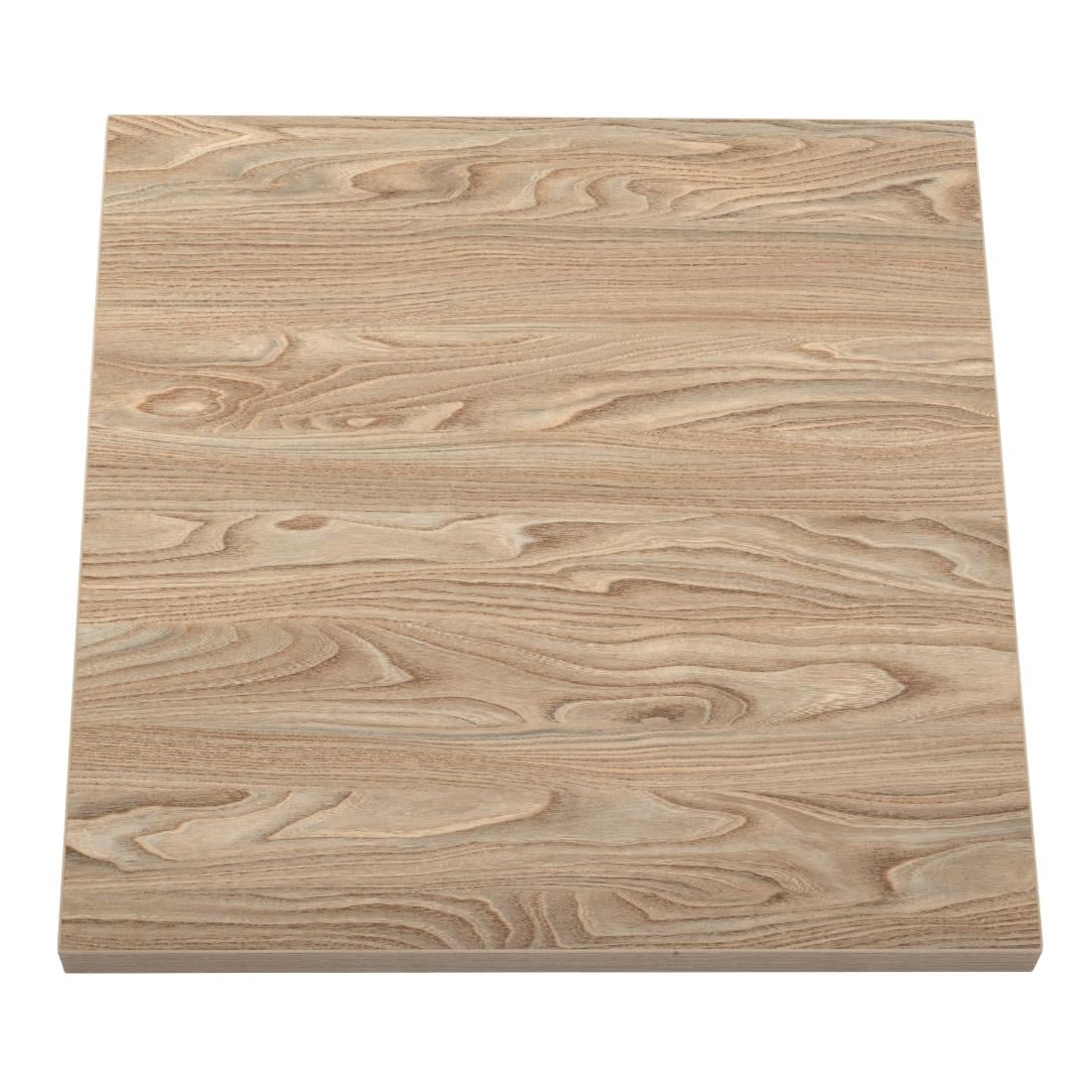 Plateau de table carré Bolero 600mm effet bois clair — GR325