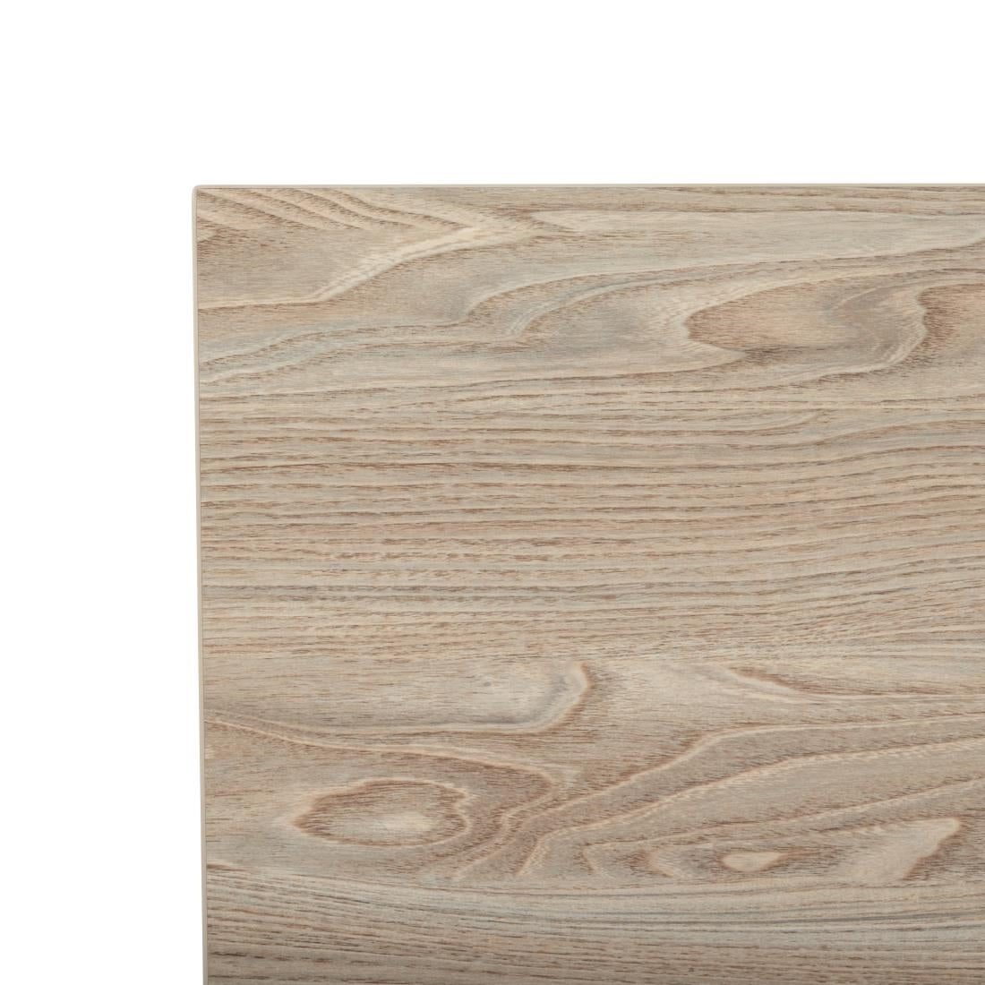 Plateau de table carré Bolero 600mm effet bois clair — GR325