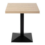 Plateau de table carré Bolero 700mm effet bois clair — GR331