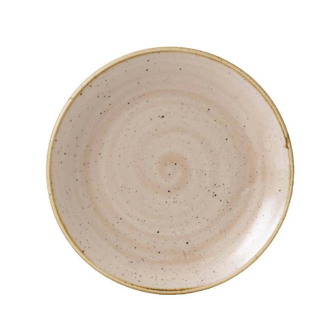 Assiettes rondes Churchill Stonecast Nutmeg Cream 165mm (Lot de 12) — GR937