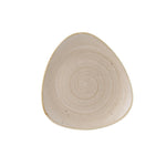 Assiettes triangulaires Churchill Stonecast Nutmeg Cream 229mm (Lot de 12) — GR940