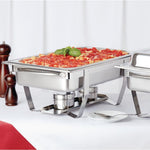OFFRE SPÉCIALE Lot de 2 chafing dish Milan GN 1/1 + 72 capsules de gel combustible Olympia — S601