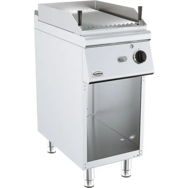 Grill pierre de lave à gaz sur coffre - 400x900x900 mm