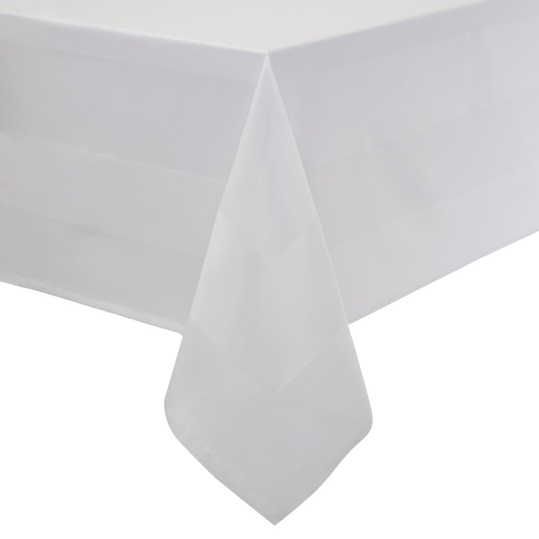 Nappe blanche bande de satin Mitre Luxury 1780 x 3650mm — GW425