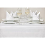 Nappe blanche bande de satin Mitre Luxury 1780 x 3650mm — GW425