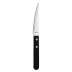 Couteau à steak Amefa manche noir 217mm (lot de 12) — H003