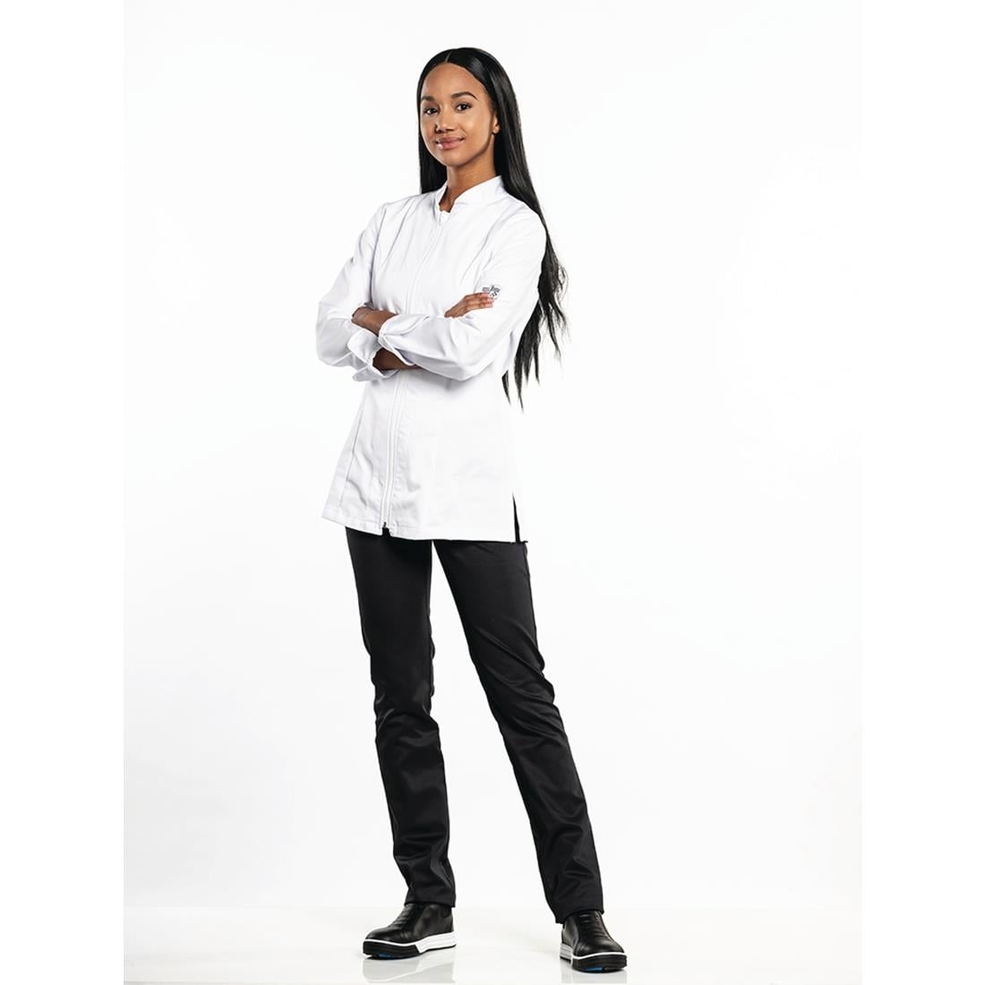 Veste de cuisine femme Chaud Devant Monza blanche XL — H623-XL