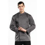 Veste de cuisine Chaud Devant Bacio grise S — H628-S