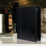 Protège-menus contemporain Securit A4 noir — H713