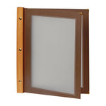 Inserts pour protège-menus A4 marron Securit (lot de 5) — H753
