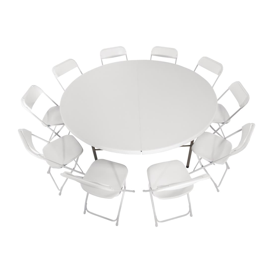Table ronde pliante par le centre Bolero 1,8m — HC270