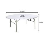 Table ronde pliante par le centre Bolero 1,8m — HC270