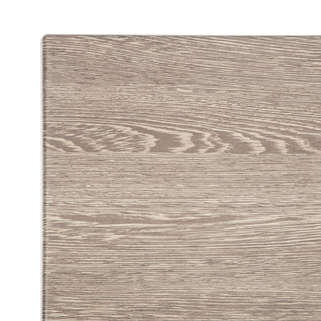 Plateau de table carré Bolero effet bois vieilli 700mm — HC295