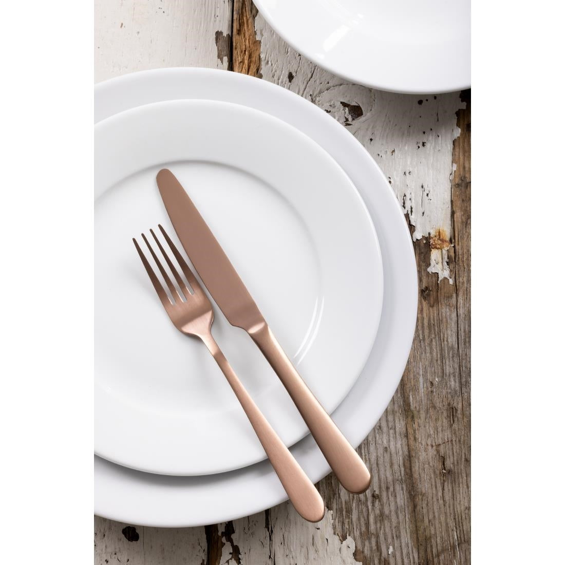 Couteaux de table cuivre Olympia Cyprium (lot de 12) — HC340