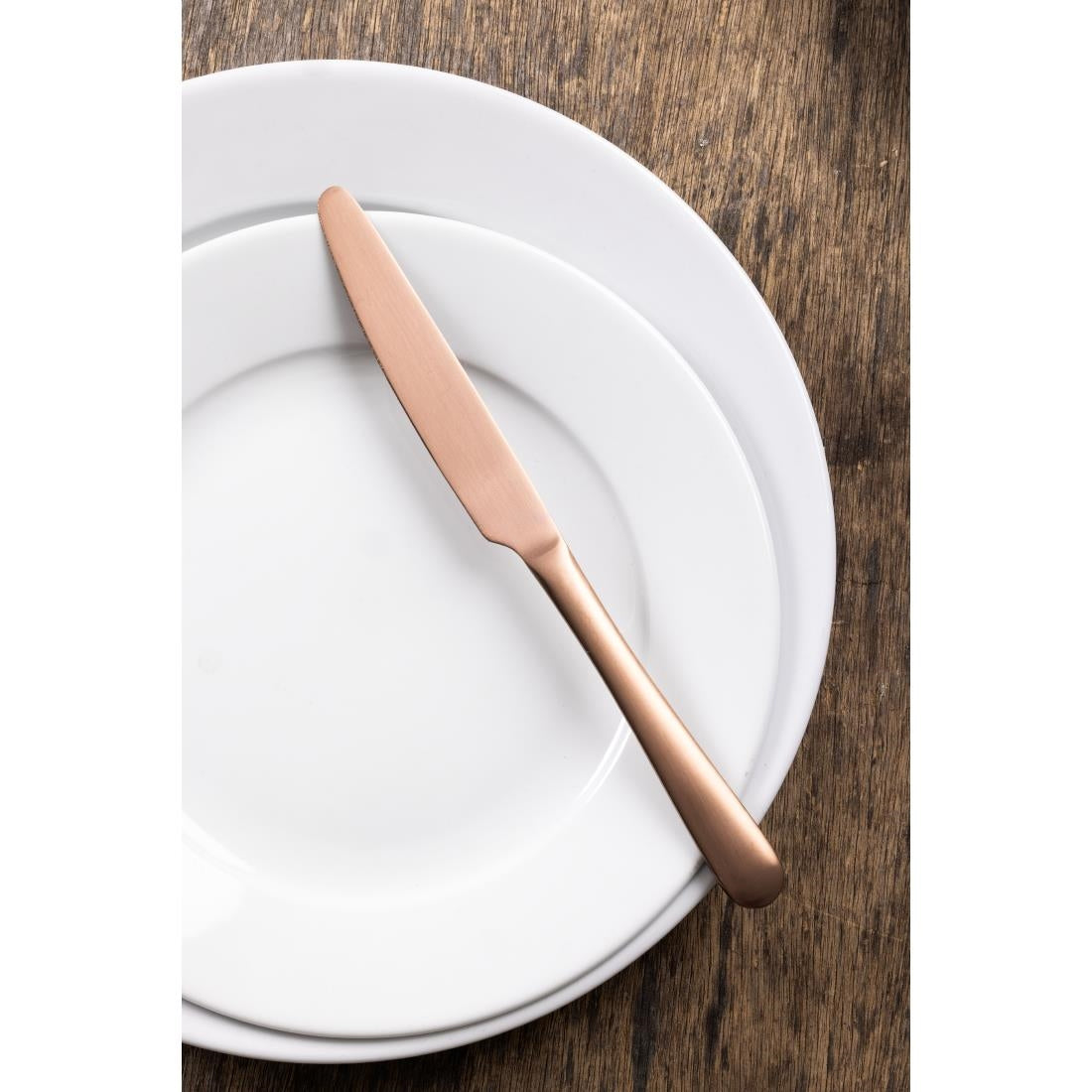 Couteaux de table cuivre Olympia Cyprium (lot de 12) — HC340